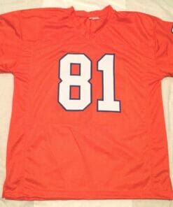 UNSIGNED CUSTOM Sewn Stitched Steve Watson Orange Jersey