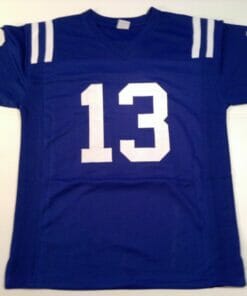 UNSIGNED CUSTOM Sewn Stitched T.Y. Hilton Blue Jersey 4 UNSIGNED CUSTOM Sewn Stitched T.Y. Hilton Blue Jersey