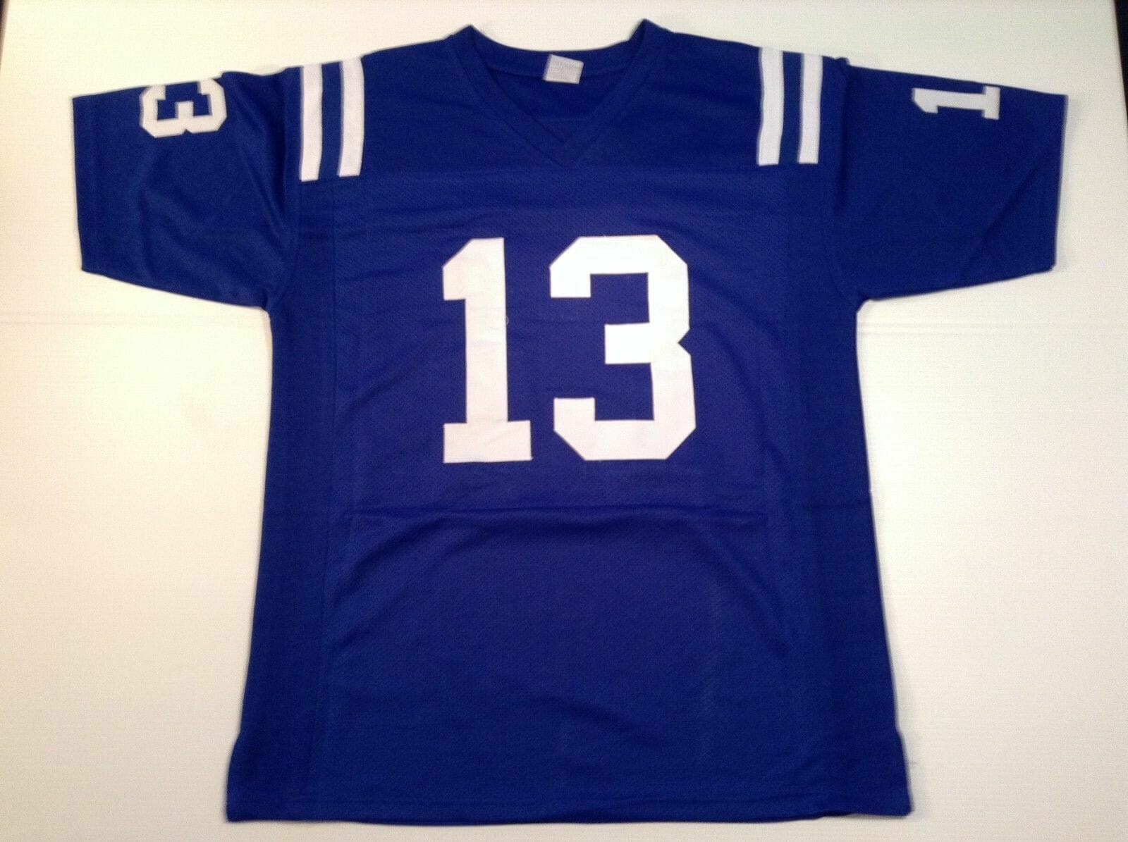 UNSIGNED CUSTOM Sewn Stitched T.Y. Hilton Blue Jersey 2 UNSIGNED CUSTOM Sewn Stitched T.Y. Hilton Blue Jersey