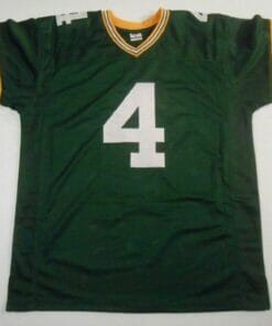 UNSIGNED CUSTOM Sewn Stitched Brett Favre Green Jersey