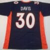 UNSIGNED CUSTOM Sewn Stitched Terrell Davis Blue Jersey 6 UNSIGNED CUSTOM Sewn Stitched Terrell Davis Blue Jersey
