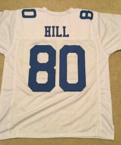 UNSIGNED CUSTOM Sewn Stitched Tony Hill White Jersey