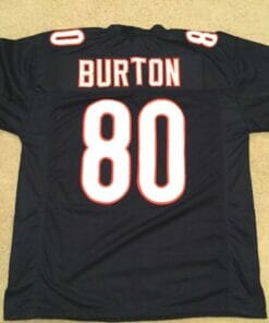 UNSIGNED CUSTOM Sewn Stitched Trey Burton Blue Jersey