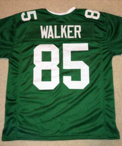 UNSIGNED CUSTOM Sewn Stitched Wesley Walker Green Jersey