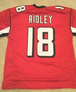 UNSIGNED CUSTOM Sewn Stitched Calvin Ridley Red Jersey