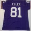 UNSIGNED CUSTOM Sewn Stitched Carl Eller Purple Jersey