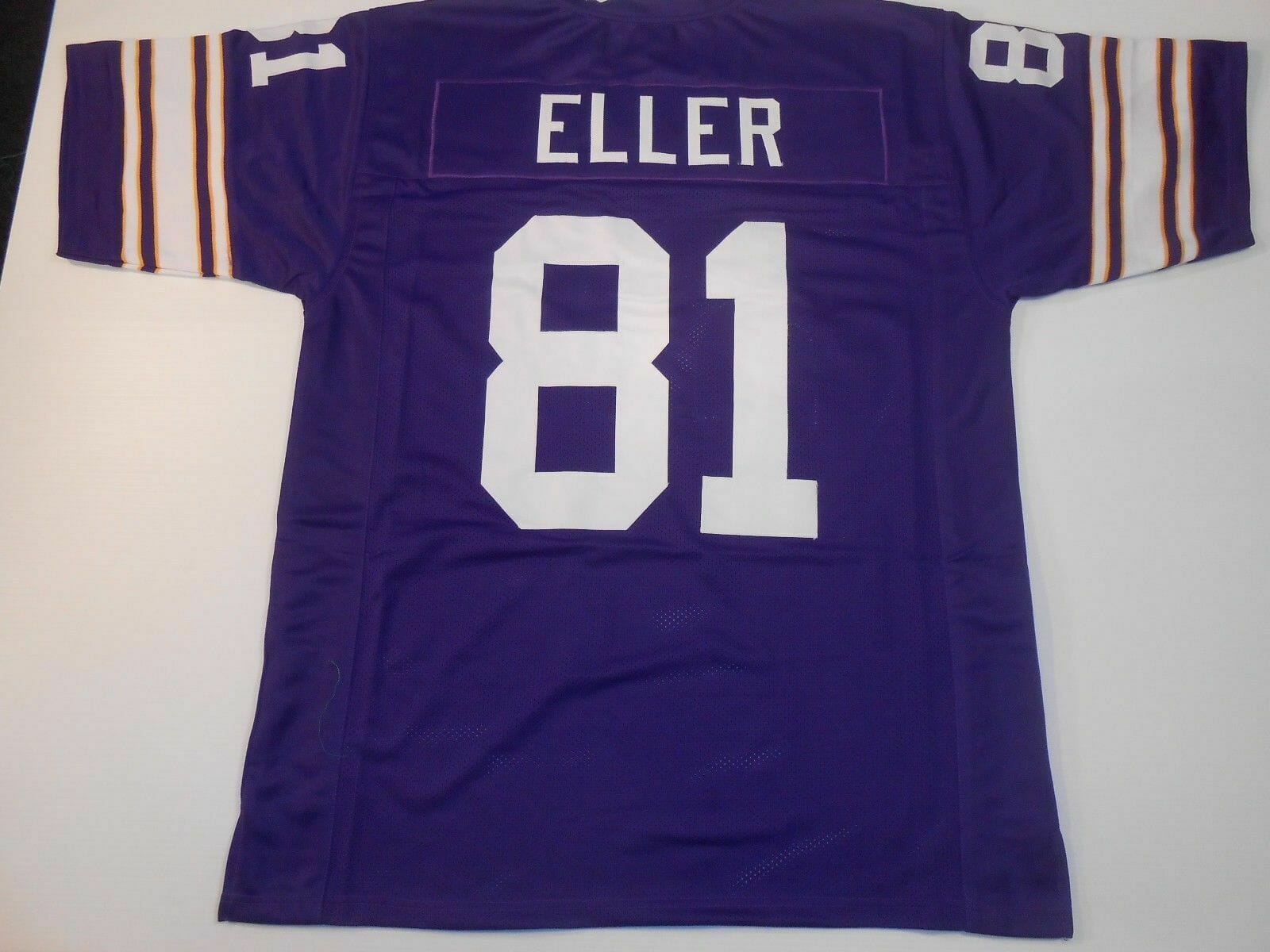 UNSIGNED CUSTOM Sewn Stitched Carl Eller Purple Jersey 1 UNSIGNED CUSTOM Sewn Stitched Carl Eller Purple Jersey