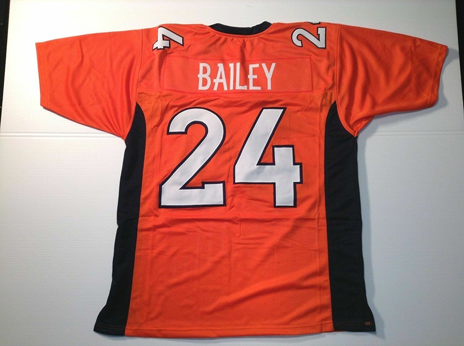 UNSIGNED CUSTOM Sewn Stitched Champ Bailey Orange Jersey 1 UNSIGNED CUSTOM Sewn Stitched Champ Bailey Orange Jersey
