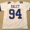 UNSIGNED CUSTOM Sewn Stitched Charles Haley White Jersey 7 UNSIGNED CUSTOM Sewn Stitched Charles Haley White Jersey