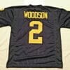 UNSIGNED CUSTOM Sewn Stitched Charles Woodson Blue Jersey