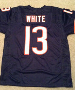 UNSIGNED CUSTOM Sewn Stitched Kevin White Blue Jersey