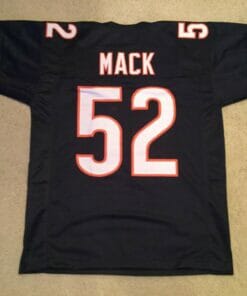 UNSIGNED CUSTOM Sewn Stitched Khalil Mack Blue Jersey
