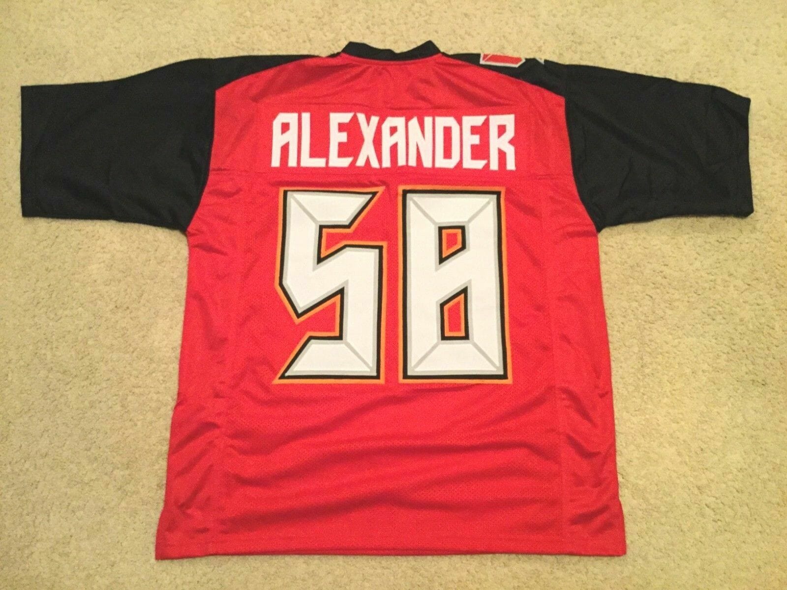 UNSIGNED CUSTOM Sewn Stitched Kwon Alexander Red Jersey 1 UNSIGNED CUSTOM Sewn Stitched Kwon Alexander Red Jersey