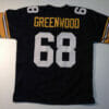 UNSIGNED CUSTOM Sewn Stitched L.C. Greenwood Black Jersey