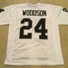 UNSIGNED CUSTOM Sewn Stitched Charles Woodson White Jersey
