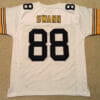 UNSIGNED CUSTOM Sewn Stitched Lynn Swann White Jersey