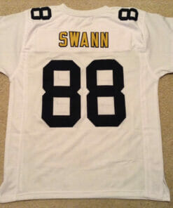 UNSIGNED CUSTOM Sewn Stitched Lynn Swann White Jersey