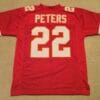 UNSIGNED CUSTOM Sewn Stitched Marcus Peters Red Jersey