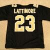 UNSIGNED CUSTOM Sewn Stitched Marshon Lattimore Black Jersey 6 UNSIGNED CUSTOM Sewn Stitched Marshon Lattimore Black Jersey