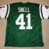 UNSIGNED CUSTOM Sewn Stitched Matt Snell Green Jersey 7 UNSIGNED CUSTOM Sewn Stitched Matt Snell Green Jersey
