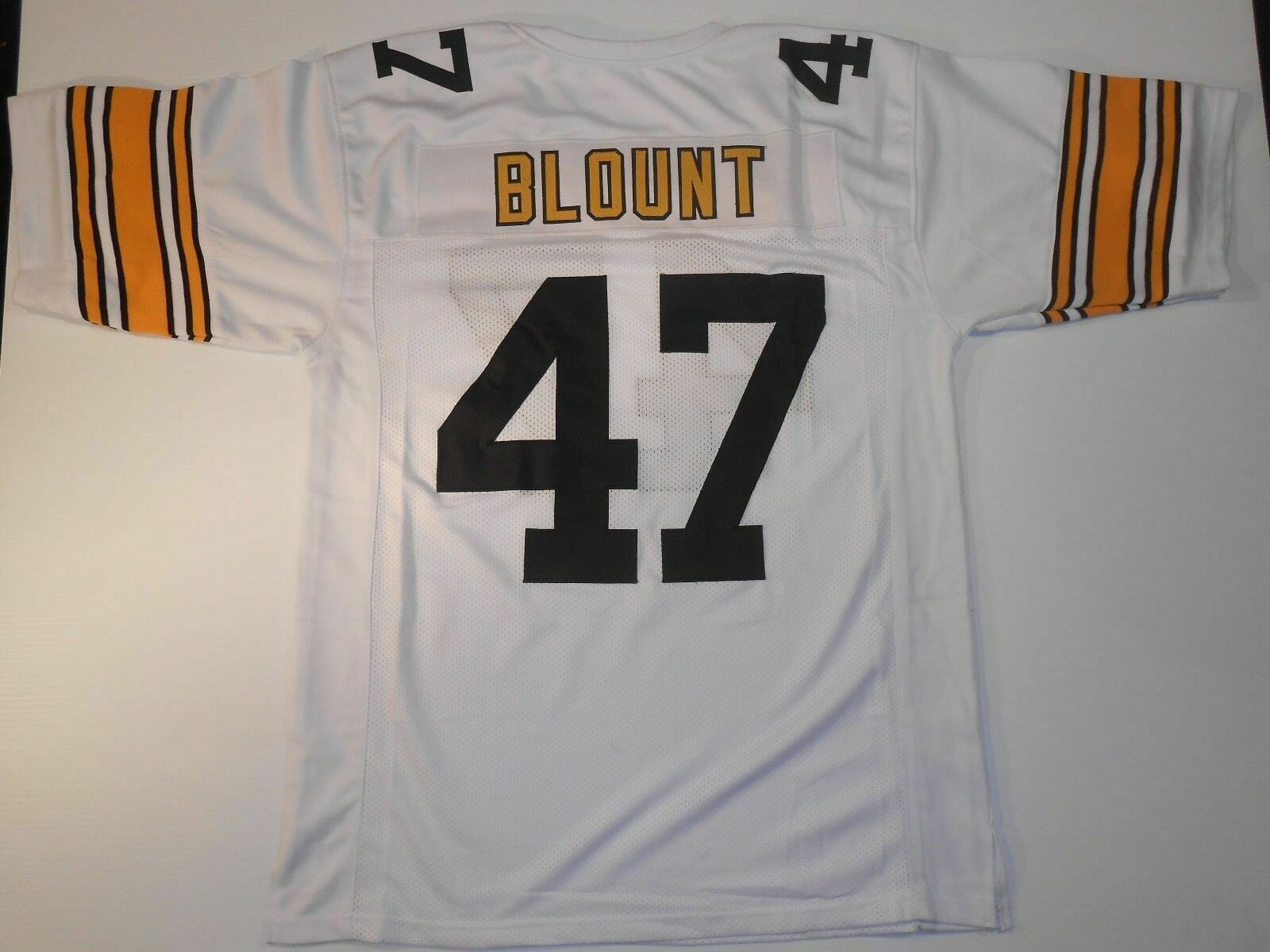 UNSIGNED CUSTOM Sewn Stitched Mel Blount White Jersey 1 UNSIGNED CUSTOM Sewn Stitched Mel Blount White Jersey