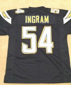 UNSIGNED CUSTOM Sewn Stitched Melvin Ingram Blue Jersey