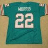 UNSIGNED CUSTOM Sewn Stitched Mercury Morris Teal Jersey