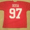 UNSIGNED CUSTOM Sewn Stitched Nick Bosa Red Jersey 6 UNSIGNED CUSTOM Sewn Stitched Nick Bosa Red Jersey