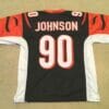 UNSIGNED CUSTOM Sewn Stitched Michael Johnson Black Jersey