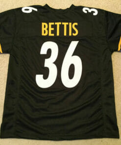 UNSIGNED CUSTOM Sewn Stitched Jerome Bettis Black Jersey