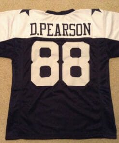 UNSIGNED CUSTOM Sewn Stitched Drew Pearson Thanksgiving Jersey