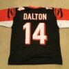 UNSIGNED CUSTOM Sewn Stitched Andy Dalton Black Jersey