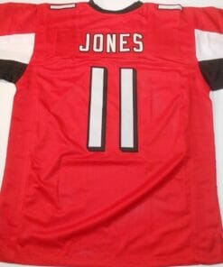 UNSIGNED CUSTOM Sewn Stitched Julio Jones Red Jersey