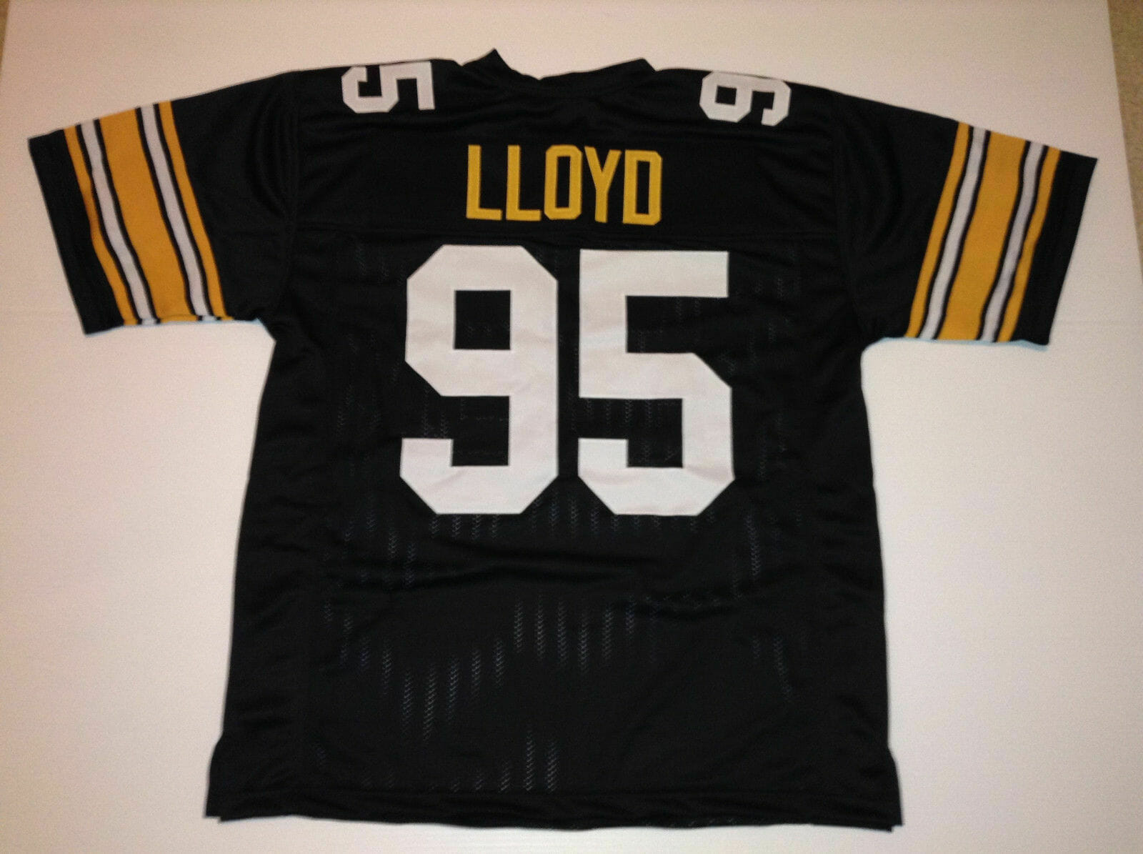 UNSIGNED CUSTOM Sewn Stitched Greg Lloyd Black Jersey 1 UNSIGNED CUSTOM Sewn Stitched Greg Lloyd Black Jersey