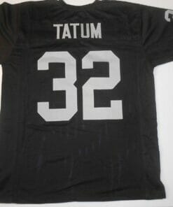 UNSIGNED CUSTOM Sewn Stitched Jack Tatum Black Jersey
