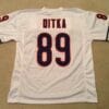 UNSIGNED CUSTOM Sewn Stitched Mike Ditka White Jersey