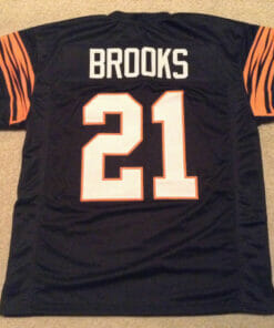 UNSIGNED CUSTOM Sewn Stitched James Brooks Black Jersey