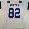 UNSIGNED CUSTOM Sewn Stitched Jason Witten White Jersey