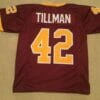 UNSIGNED CUSTOM Sewn Stitched Pat Tillman College Maroon Jersey