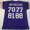UNSIGNED CUSTOM Sewn Stitched Purple People Eaters Purple Jersey
