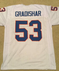 UNSIGNED CUSTOM Sewn Stitched Randy Gradishar White Jersey