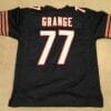UNSIGNED CUSTOM Sewn Stitched Red Grange Blue Jersey