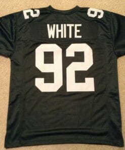 UNSIGNED CUSTOM Sewn Stitched Reggie White Green Jersey