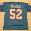 UNSIGNED CUSTOM Sewn Stitched Robert Brazile Blue Jersey 6 UNSIGNED CUSTOM Sewn Stitched Robert Brazile Blue Jersey