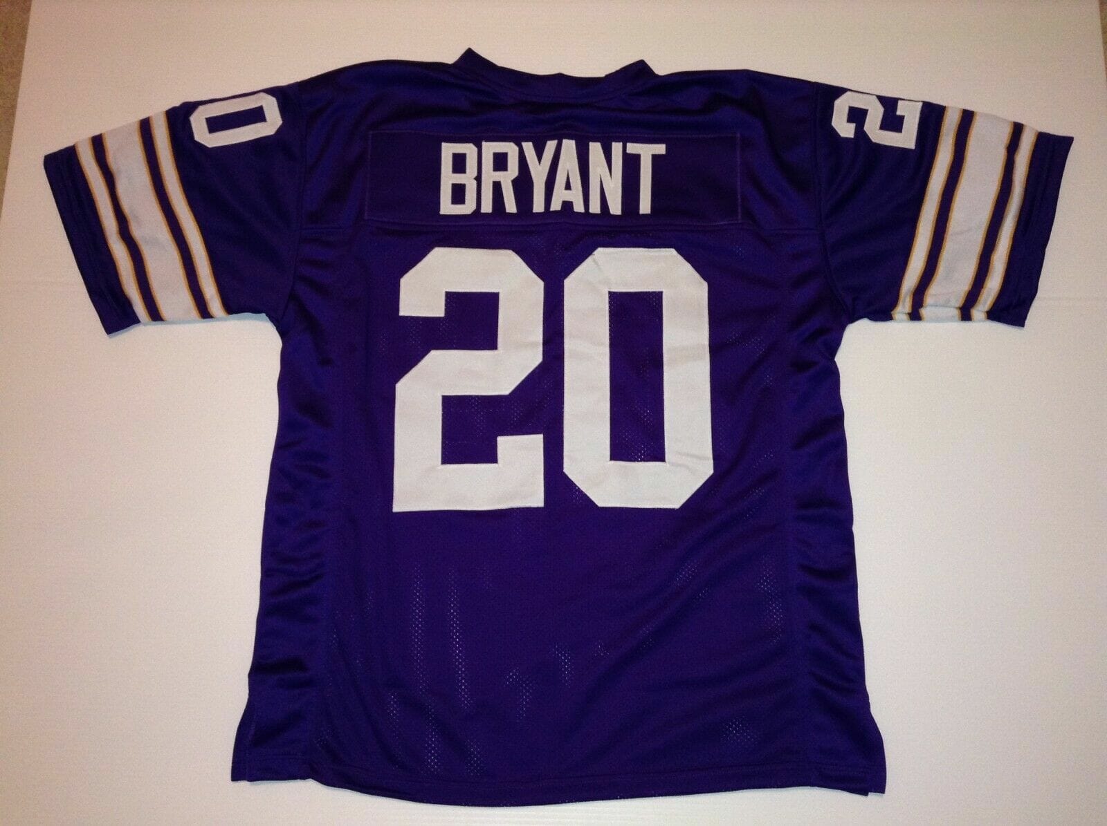 UNSIGNED CUSTOM Sewn Stitched Bobby Bryant Purple Jersey 1 UNSIGNED CUSTOM Sewn Stitched Bobby Bryant Purple Jersey