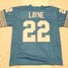 UNSIGNED CUSTOM Sewn Stitched Bobby Layne Blue Jersey