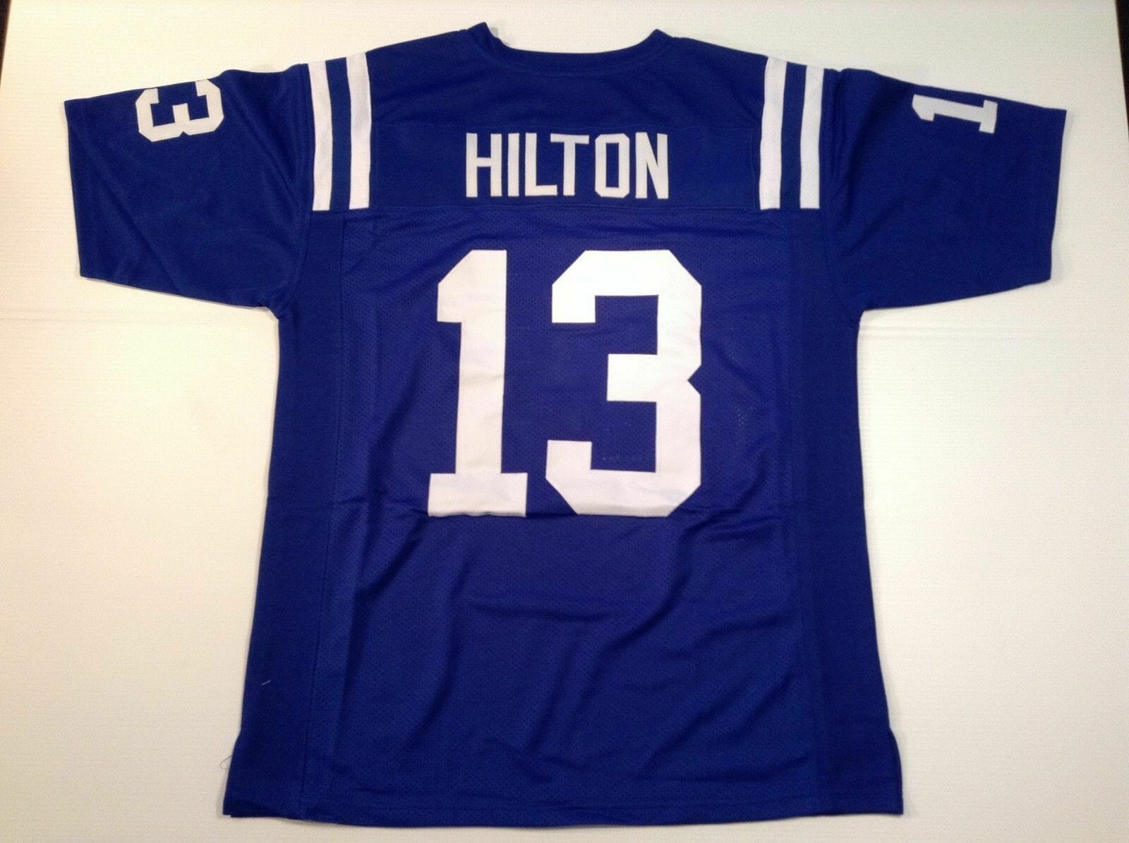 UNSIGNED CUSTOM Sewn Stitched T.Y. Hilton Blue Jersey 1 UNSIGNED CUSTOM Sewn Stitched T.Y. Hilton Blue Jersey