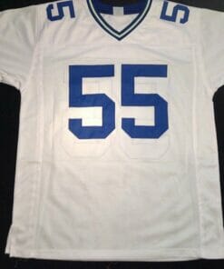UNSIGNED CUSTOM Sewn Stitched Brian Bosworth White Jersey