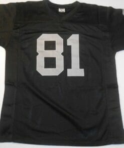 UNSIGNED CUSTOM Sewn Stitched Tim Brown Black Jersey