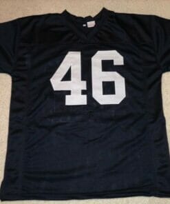 UNSIGNED CUSTOM Sewn Stitched Todd Christensen Black Jersey